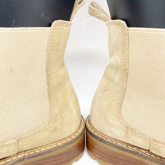 Steve Madden Women's Leopold Chelsea Boot Tan Suede Size 5.5M - Picture 15 of 15